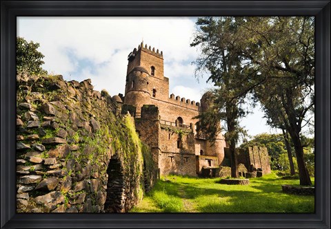 Framed Fasil Ghebbi, Castle, Gonder, East Africa Print