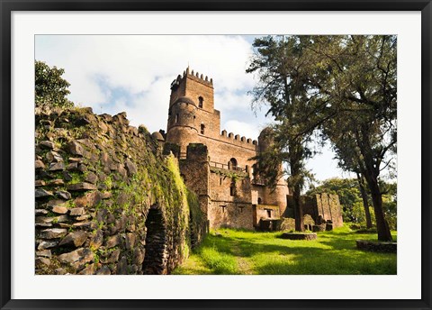 Framed Fasil Ghebbi, Castle, Gonder, East Africa Print