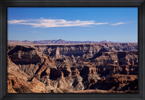 Framed Fish River Canyon, Southern Namibia Print