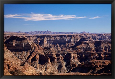 Framed Fish River Canyon, Southern Namibia Print