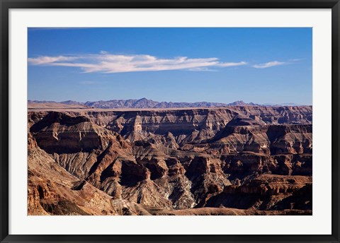 Framed Fish River Canyon, Southern Namibia Print