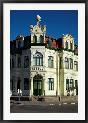 Framed Historic Hohenzollern Building 1906, Swakopmund, Namibia, Africa. Print