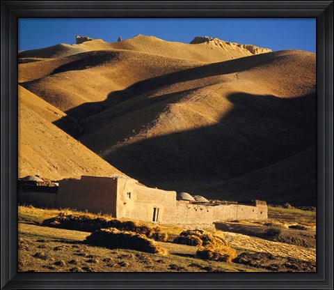 Framed Afghanistan, Bamian Valley, Caravansary, Hindu Kush Print