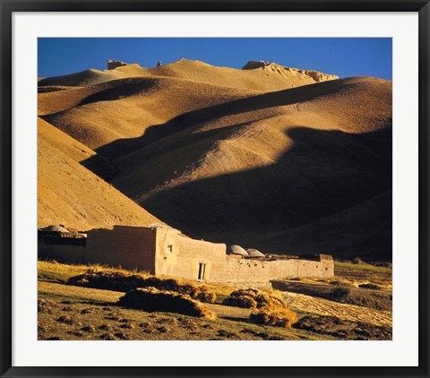 Framed Afghanistan, Bamian Valley, Caravansary, Hindu Kush Print