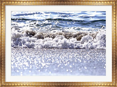 Framed Gently Lapping Surf Print