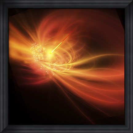 Framed supernova explosion causes a bright gamma ray burst Print