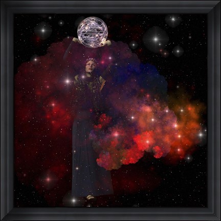 Framed Adora, Goddess of the Heavens Print