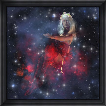 Framed Cerces, the daughter of the Sun Print