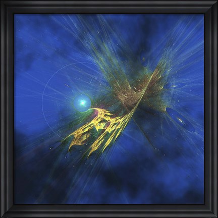 Framed Cosmic image of our vast universe Print