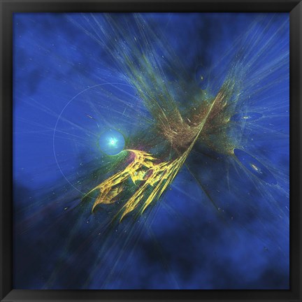 Framed Cosmic image of our vast universe Print