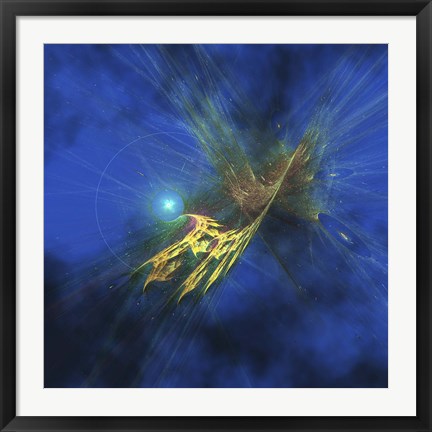 Framed Cosmic image of our vast universe Print