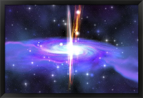 Framed stellar black hole caused by the collapse of a massive star Print