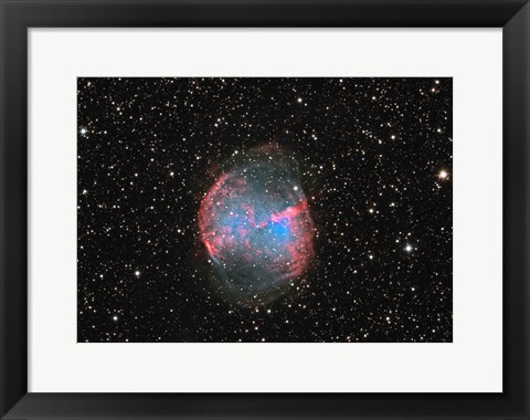 Framed M27 the Dumbbell nebula Print