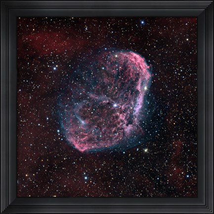 Framed Crescent Nebula Print