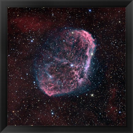 Framed Crescent Nebula Print