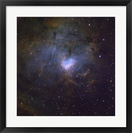 Framed NGC 1491, an emission nebula in the constellation of Perseus Print