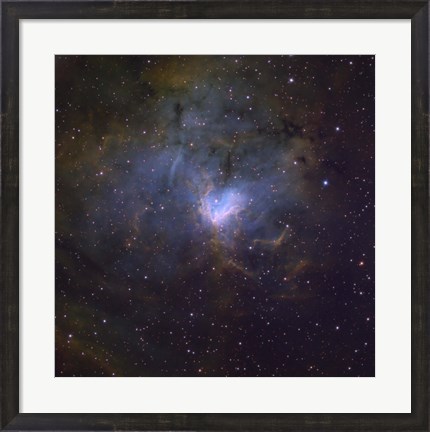 Framed NGC 1491, an emission nebula in the constellation of Perseus Print