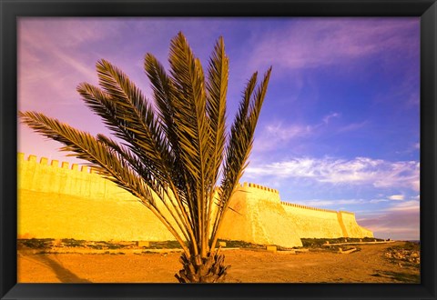 Framed MOROCCO, AGADIR: Ancient Kasbah Fort Walls Print