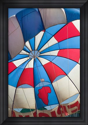 Framed Morocco, Atlantic Coast, Para Sail, Agadir Beach Print