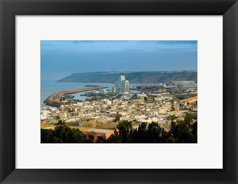 Framed MOROCCO, Atlantic Coast, SAFI: Town and Port View Print