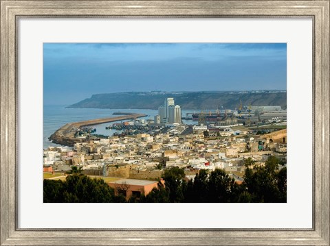 Framed MOROCCO, Atlantic Coast, SAFI: Town and Port View Print