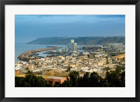 Framed MOROCCO, Atlantic Coast, SAFI: Town and Port View Print