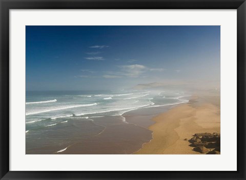 Framed MOROCCO, CAP RHIR: Atlantic Coast by town of TAMRI Print