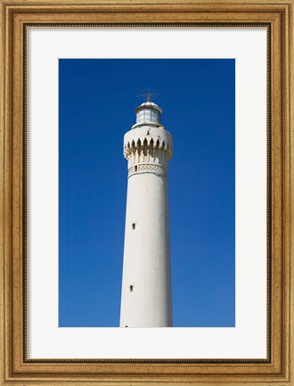 Framed MOROCCO, CASABLANCA: Pointe d&#39;El, Hank Lighthouse Print