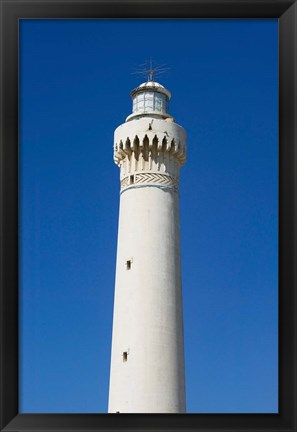 Framed MOROCCO, CASABLANCA: Pointe d&#39;El, Hank Lighthouse Print