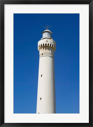 Framed MOROCCO, CASABLANCA: Pointe d&#39;El, Hank Lighthouse Print