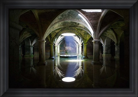 Framed MOROCCO, EL, JADIDA, Portuguese Fortress, Cistern Print