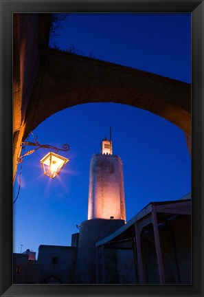 Framed MOROCCO, EL, JADIDA: Portuguese Fort, Grande Mosque Print