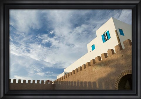 Framed MOROCCO, ESSAOUIRA, City Walls, Moorish Architecture Print