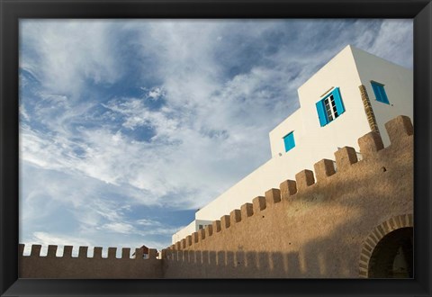 Framed MOROCCO, ESSAOUIRA, City Walls, Moorish Architecture Print