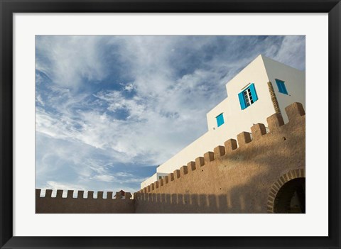 Framed MOROCCO, ESSAOUIRA, City Walls, Moorish Architecture Print