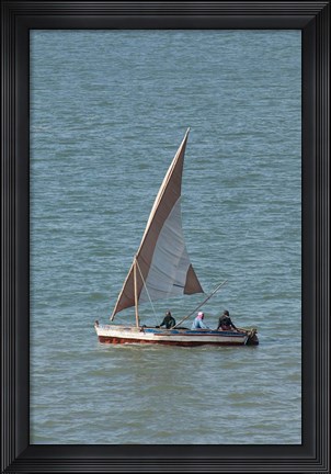Framed Local Fishermen, Maputo, Mozambique Print