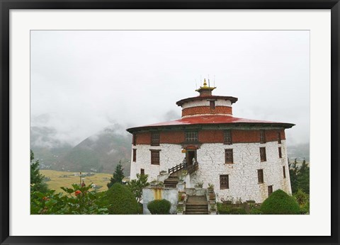 Framed Kichu Lhakhang Dzong, Paro, Bhutan Print