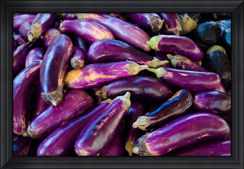 Framed Market in Victoria, Mahe Island, Seychelles Print