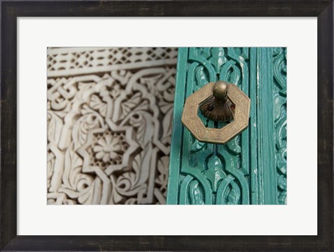 Framed Morocco, Islamic courts, Moorish Architecture Print