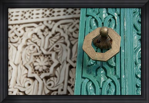 Framed Morocco, Islamic courts, Moorish Architecture Print