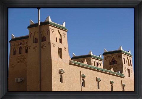 Framed Hotel Kasbah Asmaa Exterior, Midelt, Middle Atlas, Morocco Print