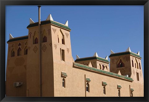 Framed Hotel Kasbah Asmaa Exterior, Midelt, Middle Atlas, Morocco Print