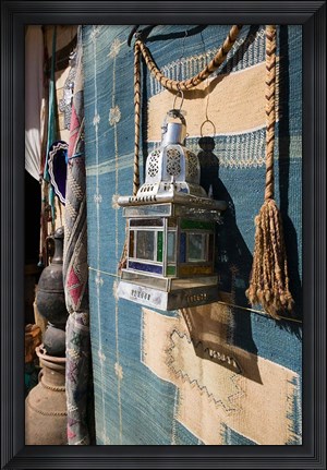 Framed Moroccan Souvenirs, Ait Ouritane, Todra Gorge Area, Tinerhir, Morocco Print