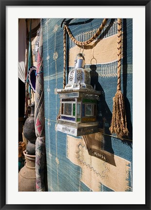 Framed Moroccan Souvenirs, Ait Ouritane, Todra Gorge Area, Tinerhir, Morocco Print