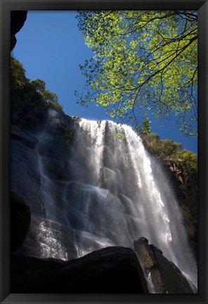 Framed Madonna and Child waterfall, Hogsback, South Africa Print