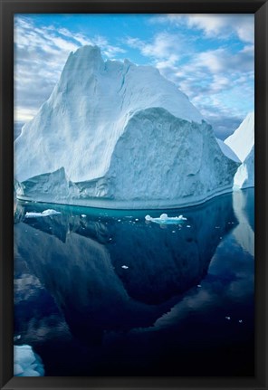 Framed Icebergs and seascapes, Antarctica Print