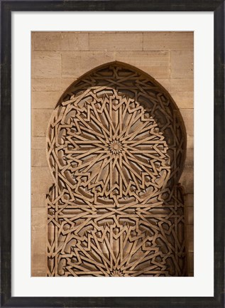 Framed Morocco Casablanca Palace, Moorish Architecture Print