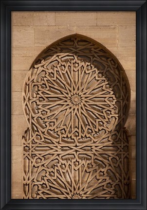 Framed Morocco Casablanca Palace, Moorish Architecture Print