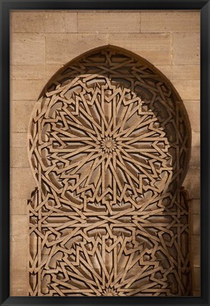 Framed Morocco Casablanca Palace, Moorish Architecture Print