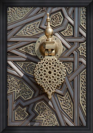Framed Morocco Casablanca Palace, Moorish Architecture Print
